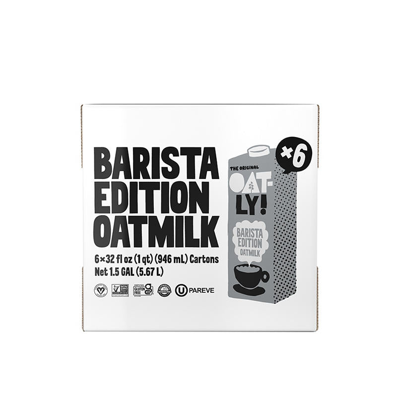 Oatly Barista Edition oatmilk 6-pack cartons