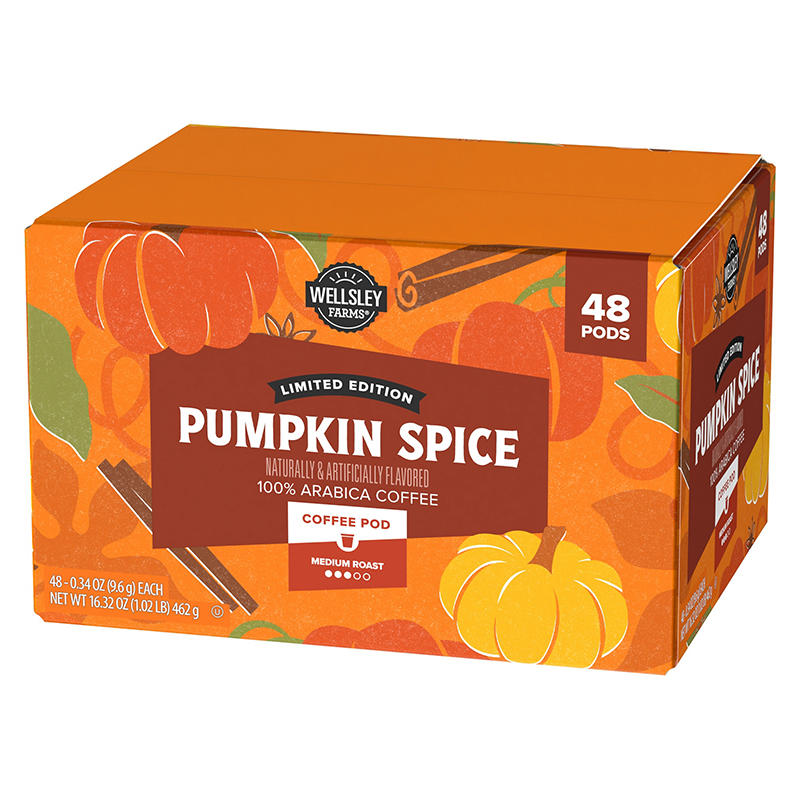 Wellsley Farms seasonal coffee pods pack