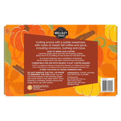 Single-serve pumpkin spice coffee pods