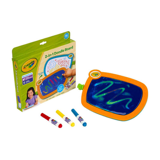 Crayola Young Kids 2-in-1 Doodle Board with markers