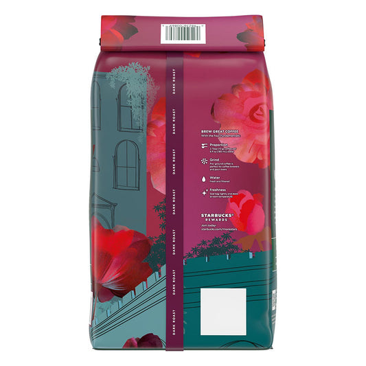 Starbucks Caffe Verona coffee bag front view