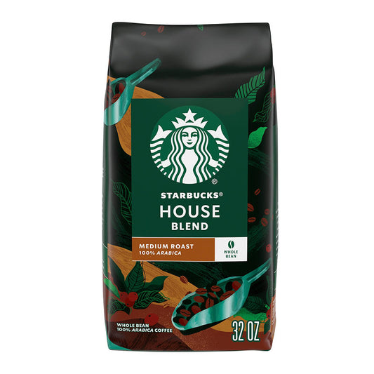Starbucks House Blend whole bean coffee 32 oz bag