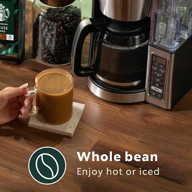 Whole bean medium roast coffee package