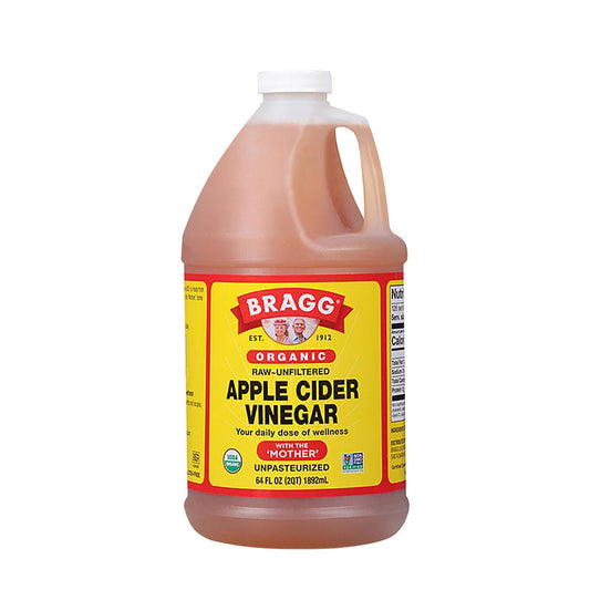 Bragg organic raw unfiltered apple cider vinegar 64 fl oz bottle