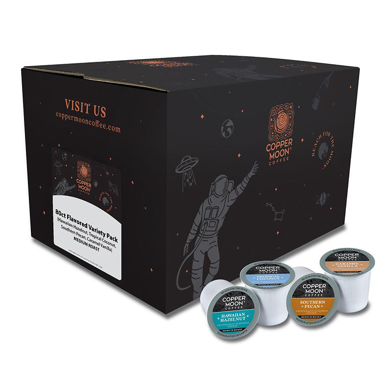 Tropical Coconut flavored coffee K-Cup pod pack