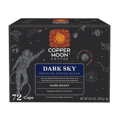 Copper Moon Coffee Dark Sky Blend K-Cup pods 72 count