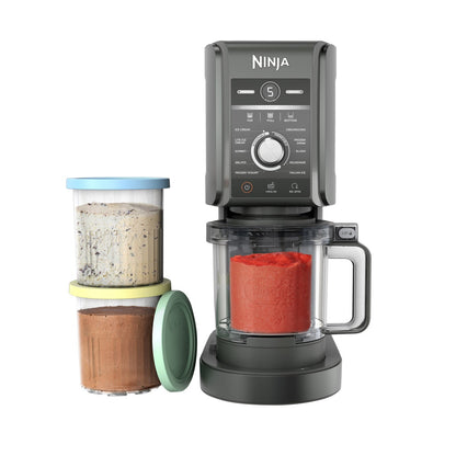 Ninja CREAMi Deluxe 11-in-1 ice cream maker front view