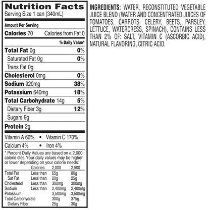 V8 Original Vegetable Juice multipack beverage