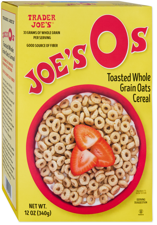 Trader Joe's Joe's Os Cereal box