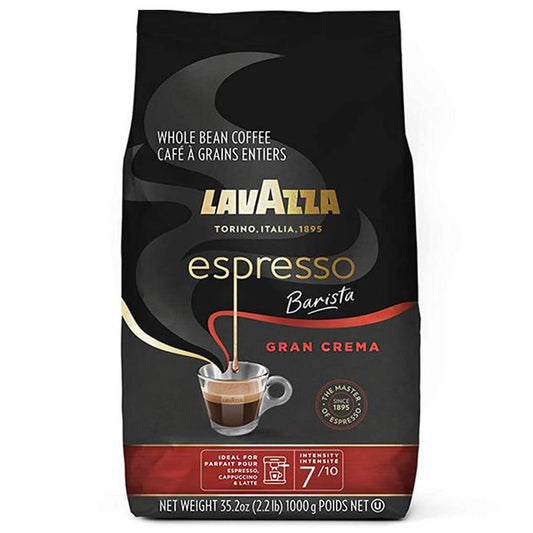 Lavazza Espresso Gran Crema whole bean coffee bag