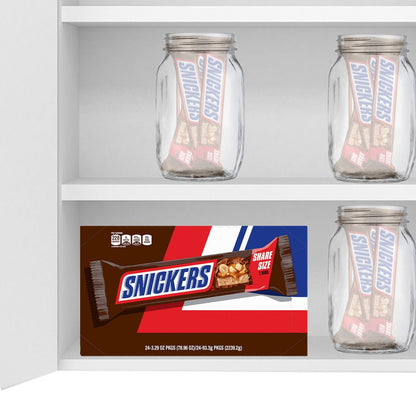 24 count Snickers candy bars for seasonal sharing