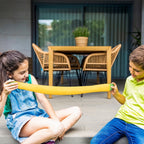 Laffy Snacks stretchable banana toy for sensory play