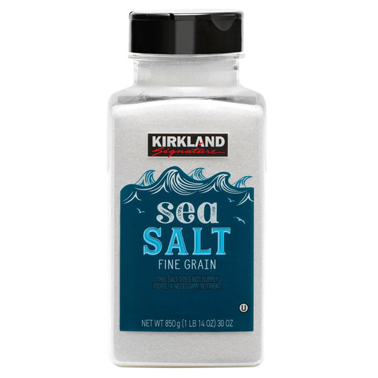 Kirkland Signature pure fine grain sea salt 30 oz