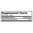Kirkland Signature Extra Strength D3 bulk vitamin supplement
