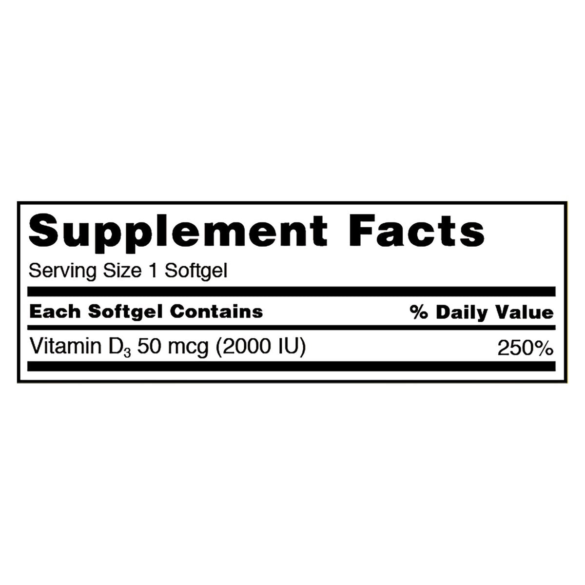 Kirkland Signature Extra Strength D3 bulk vitamin supplement