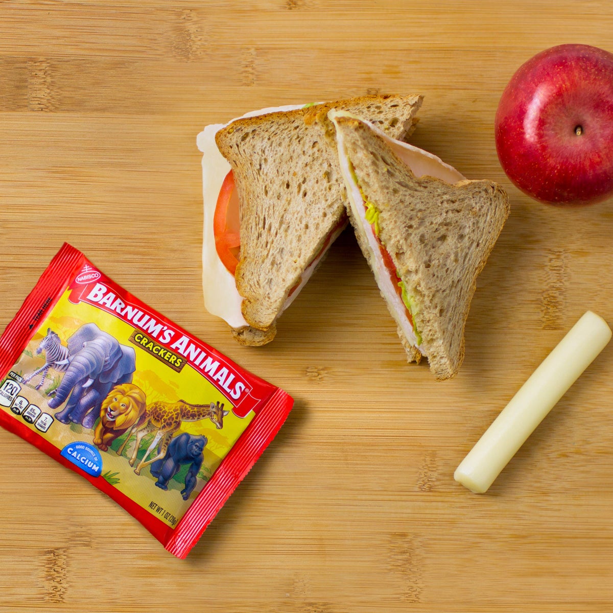 Classic animal crackers for lunchboxes