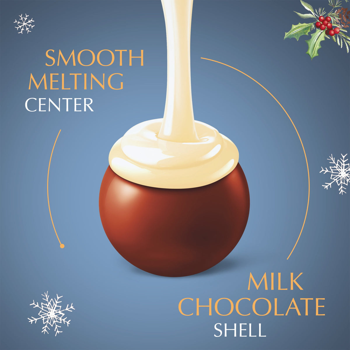 Lindt holiday hot cocoa chocolate gift bag