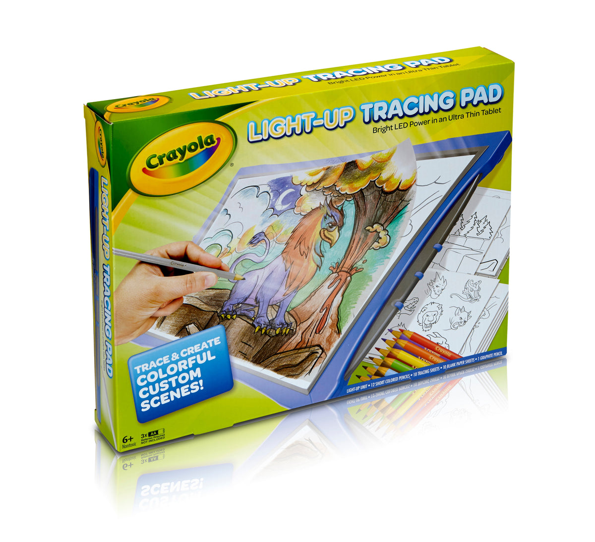 Blue Crayola tracing pad for beginner artists