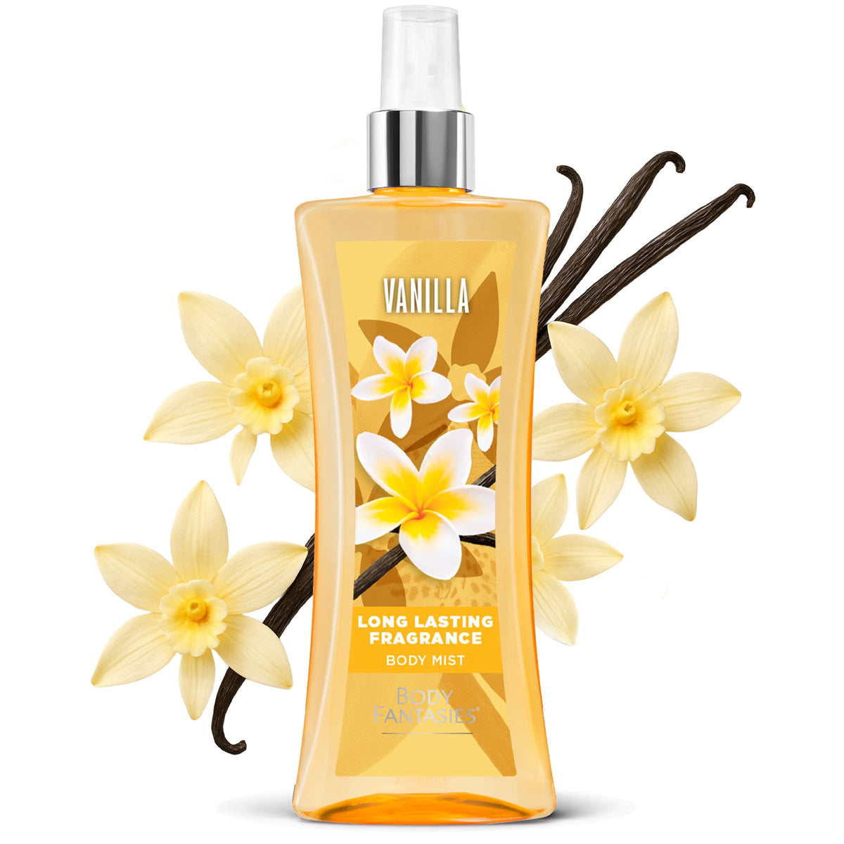 Body Fantasies sweet floral vanilla body spray