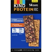 KIND Protein dark chocolate nut and crunchy peanut butter variety pack 14 ct