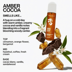 Pacifica Amber Cocoa warm gourmand fragrance spray