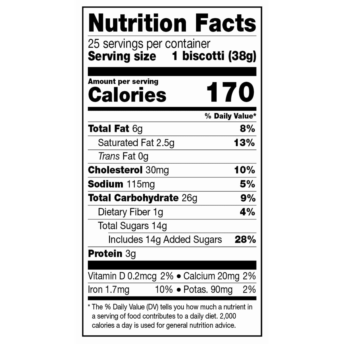Nonni's — Nonni’s Biscotti, Almond Dark Chocolate, 1.34 oz, 25-count