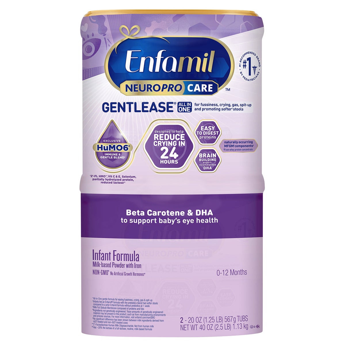 Enfamil NeuroPro Care Gentlease Formula 20 oz 2-pack