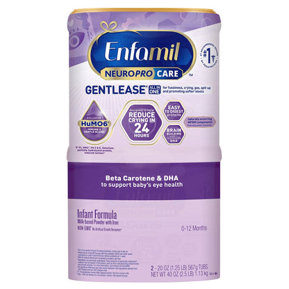 Enfamil NeuroPro Care Gentlease Formula 20 oz 2-pack
