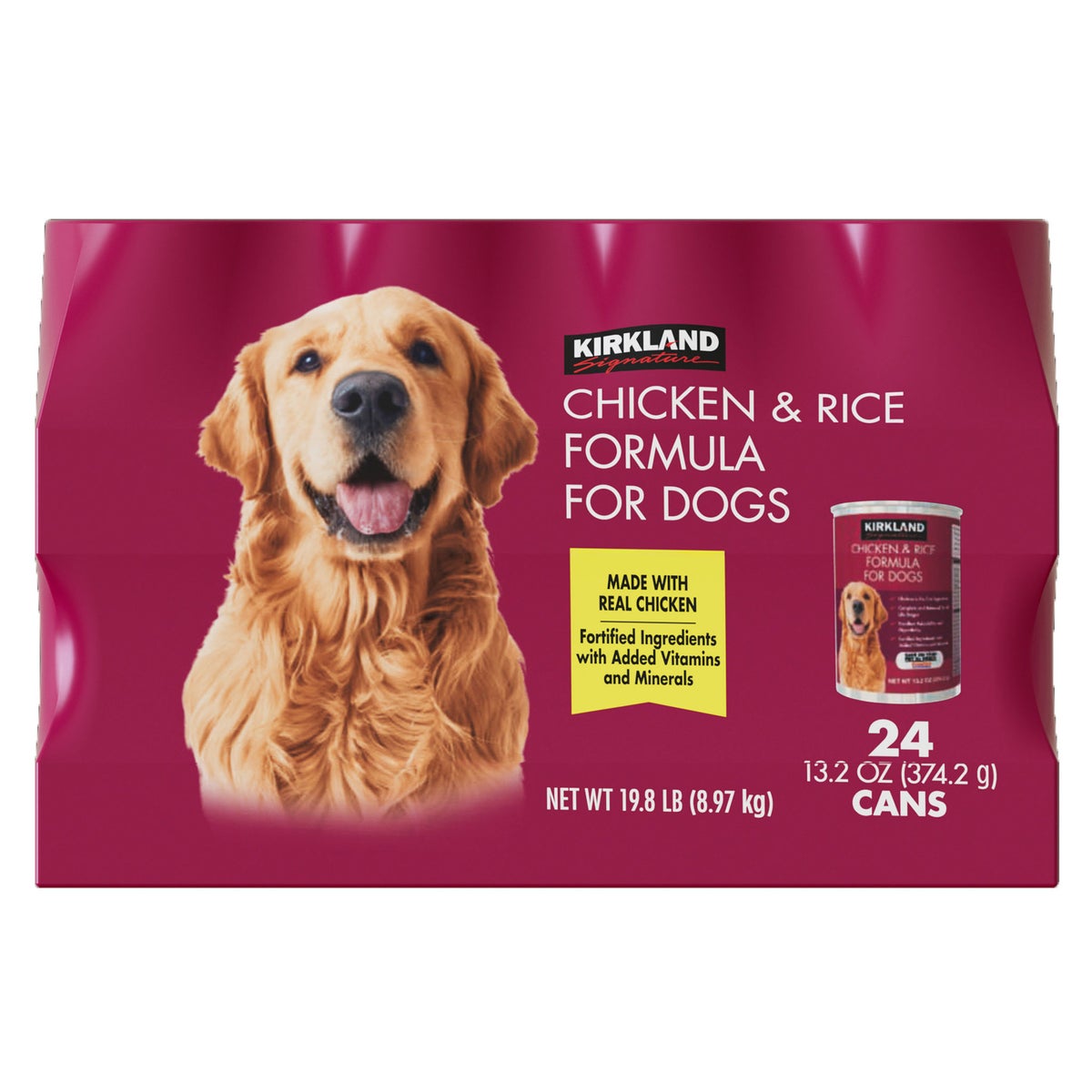 Kirkland Signature canned dog food 24-count pack