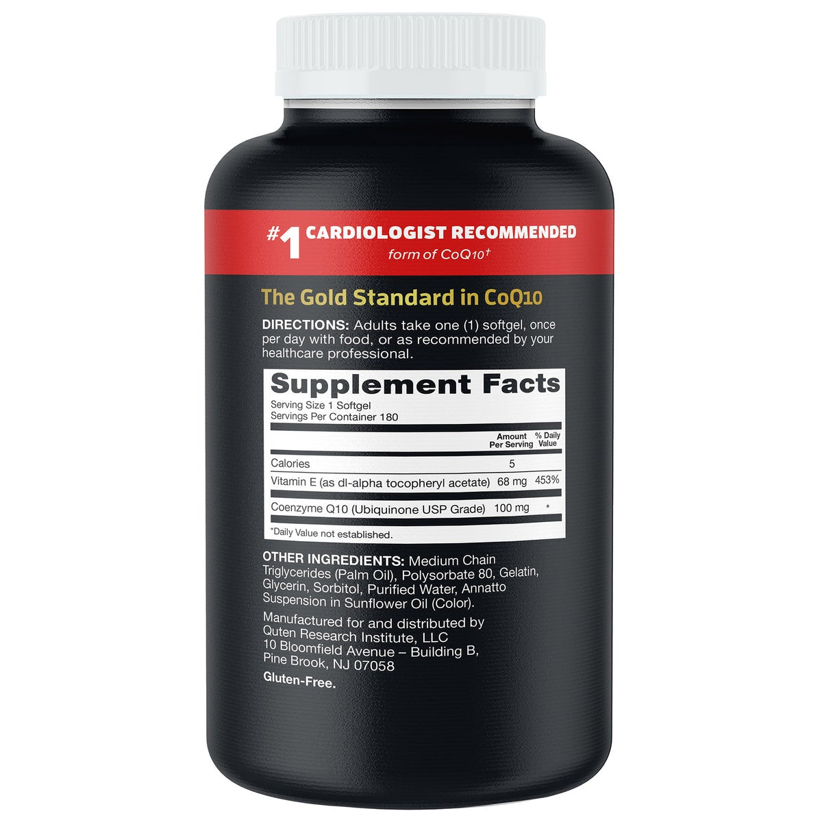 Qunol Ultra CoQ10 dietary supplement packaging