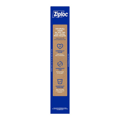 Large seal top food storage bags for freezer use