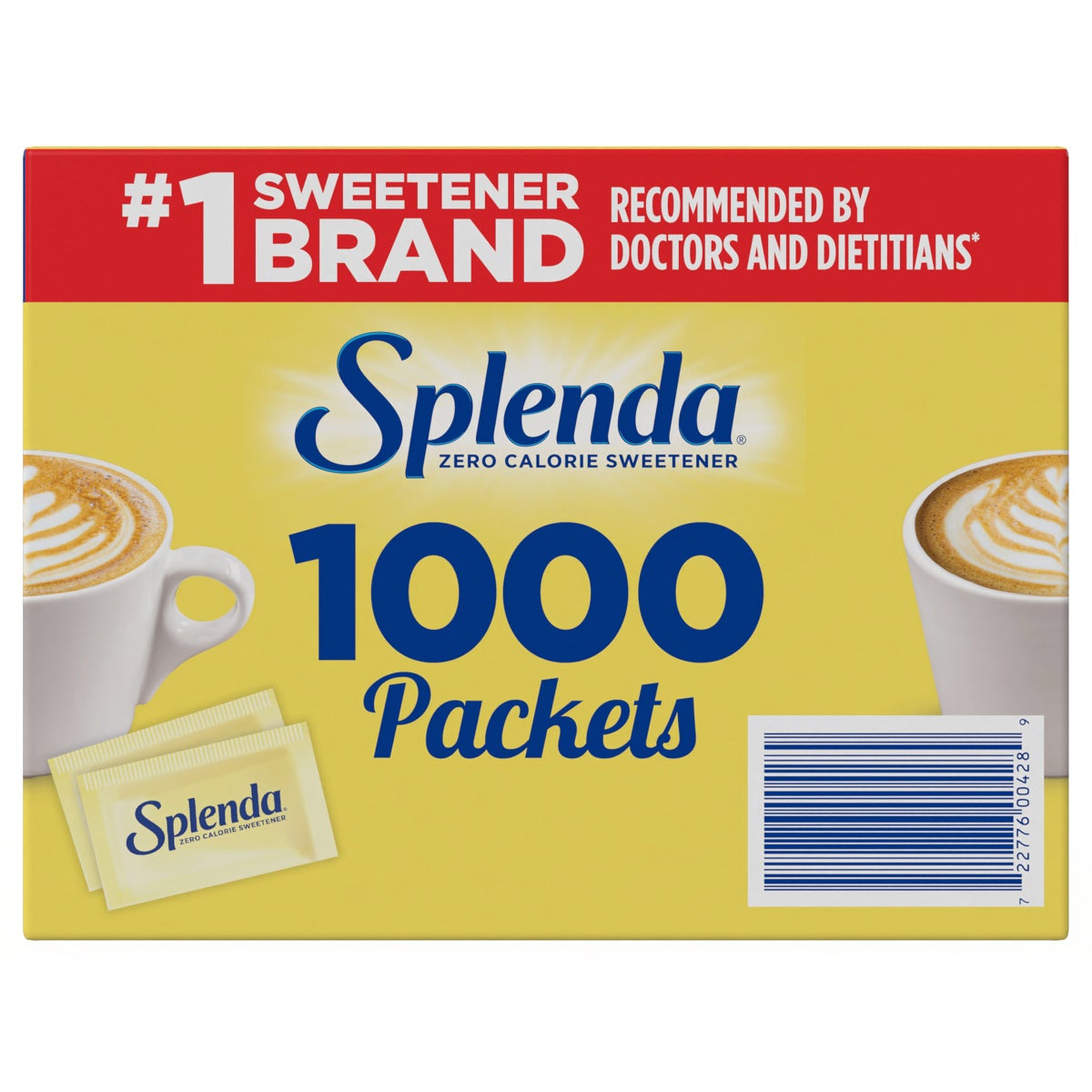 Splenda zero calorie sweetener bulk pack