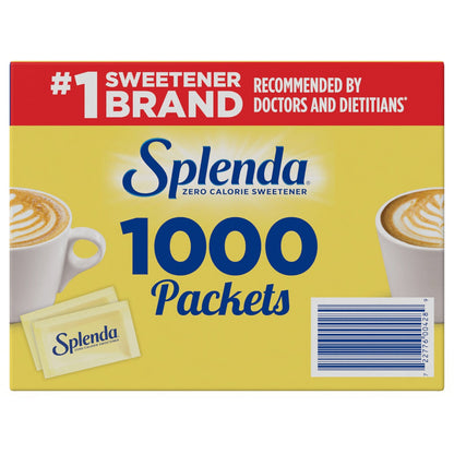Splenda zero calorie sweetener bulk pack