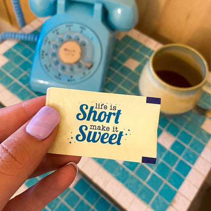 Splenda sweetener packets for coffee and tea