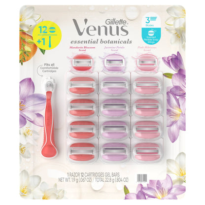 Gillette Venus ComfortGlide Essential Botanicals razor set