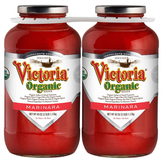 Victoria Organic Marinara Sauce 40 oz 2-count jars