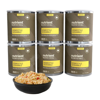 Nutrient Survival freeze dried homestyle scramble 6-pack