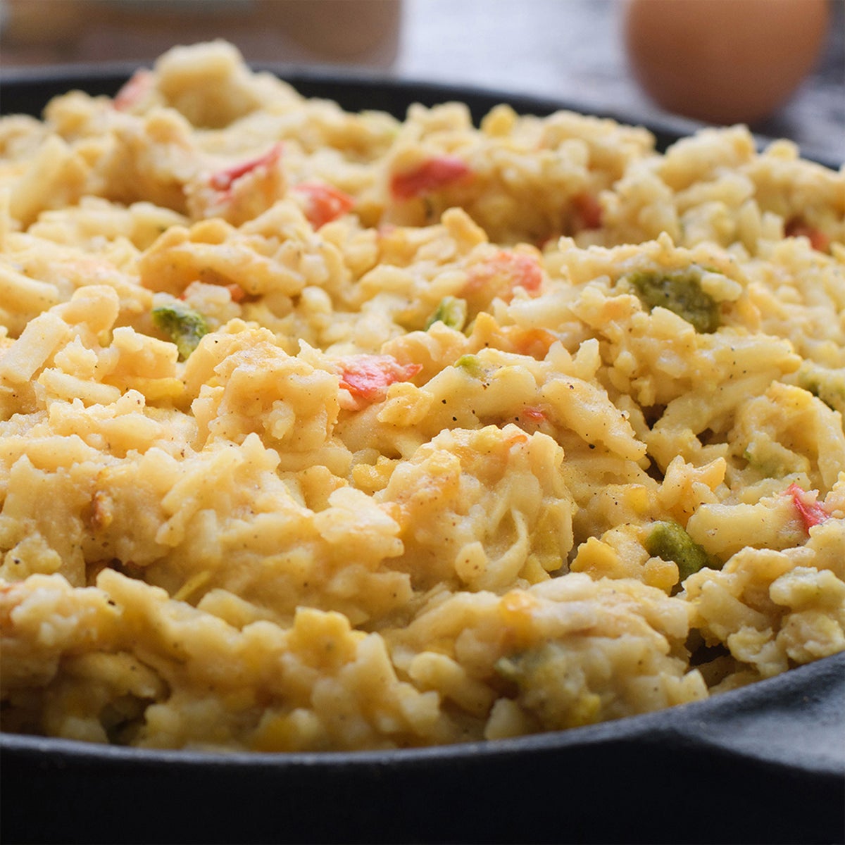 Freeze dried homestyle scramble long shelf life food