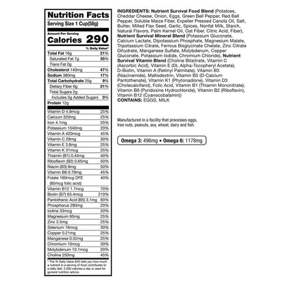 Preparedness food storage pack by Nutrient Survival