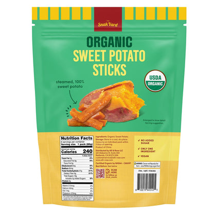 Sweet potato sticks snack packs by The SnakYard