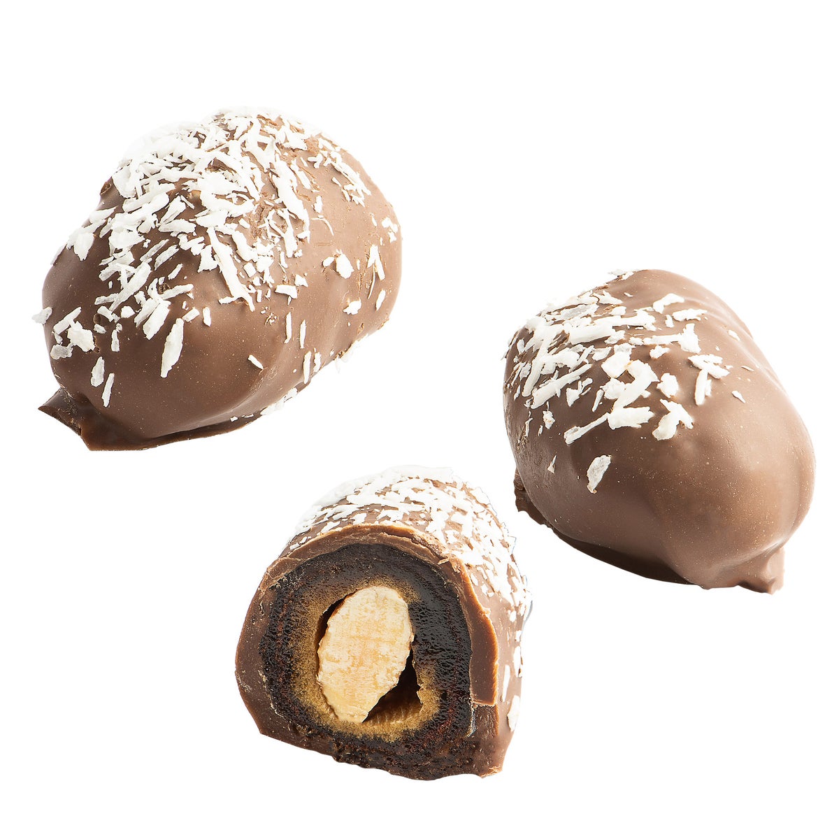 Two-pack gourmet dates with chocolate and nuts