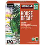 Kirkland Signature organic decaf K-Cup pods 120 count