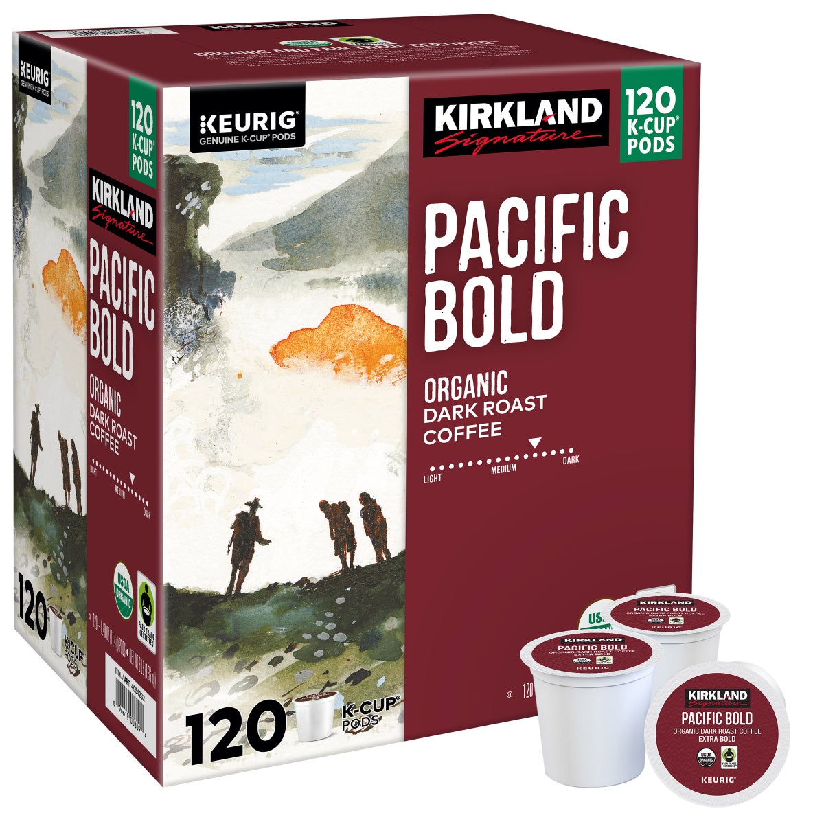 Organic Pacific Bold single-serve coffee pods