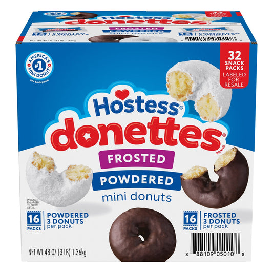 Hostess Donettes variety pack 32-count box