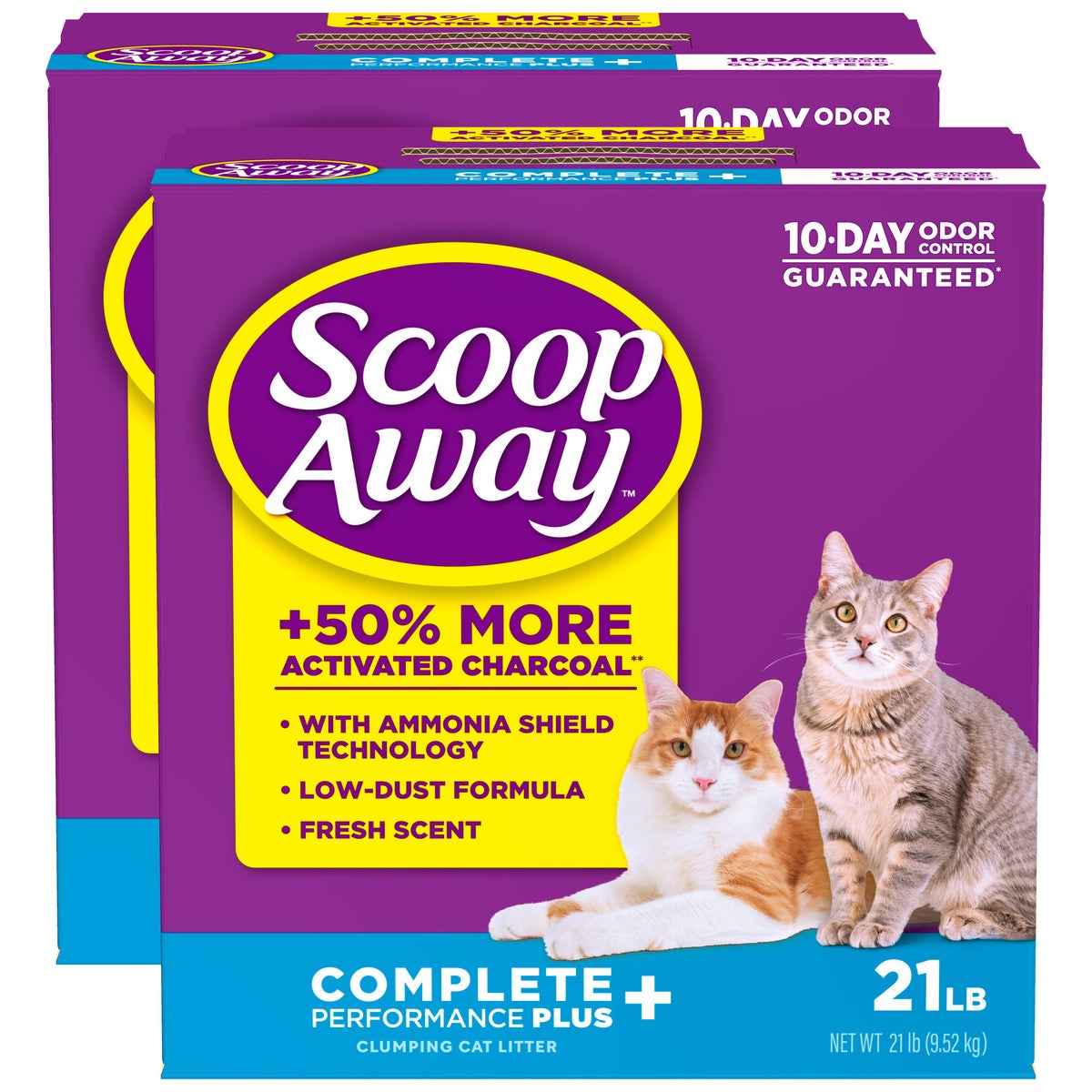 Scoop Away scented cat litter 42 pound pack