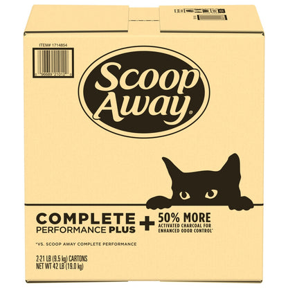 Scoop Away litter for odor control and easy scooping
