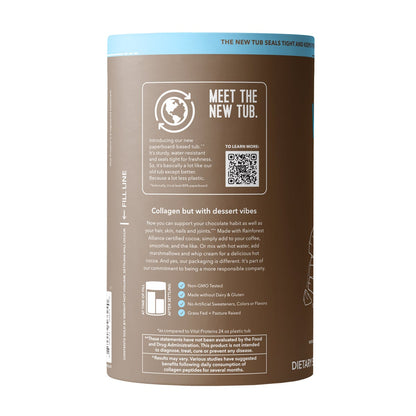 Vital Proteins chocolate flavored collagen powder