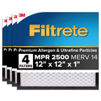 Filtrete 1 inch MERV 14 air filter 4-pack