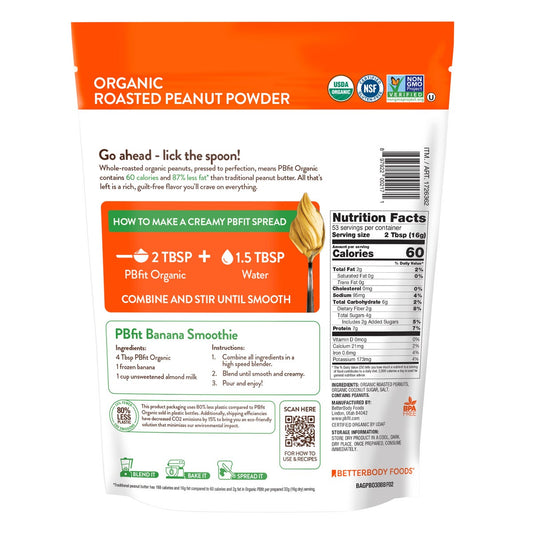PBfit powdered peanut butter pantry staple