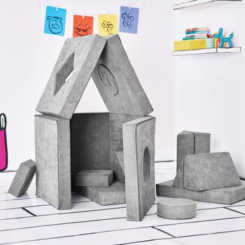 Kids indoor play fort with washable covers